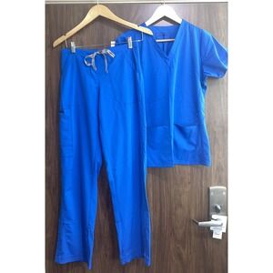 Wonder Wink Scrubs Set Blue Size Small